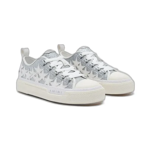 Women - Glitter Stars Court Low - Silver