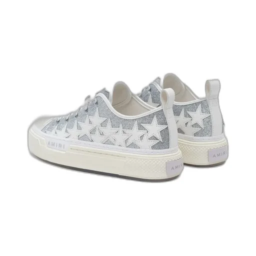Women - Glitter Stars Court Low - Silver