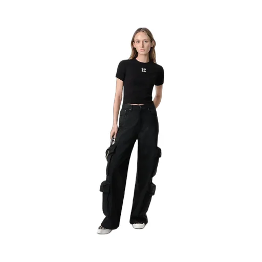 Women - Ma Quad Baby Tee - Black