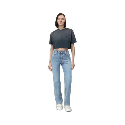 Women - Ma Quad Cropped Tee - Black