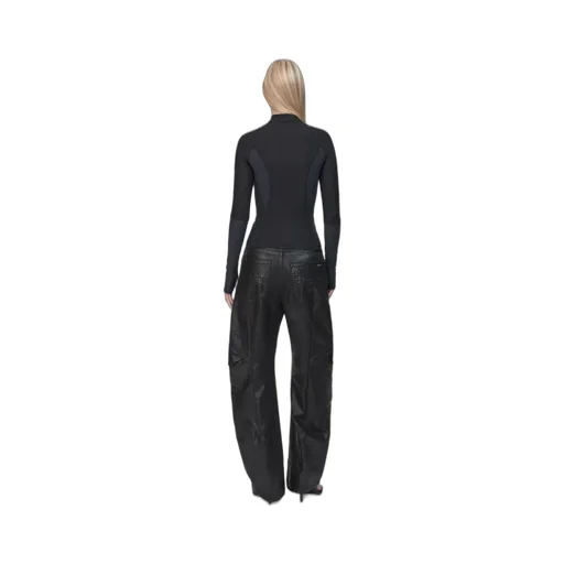 Women - Ma Quad Long Sleeve Zip Top - Black