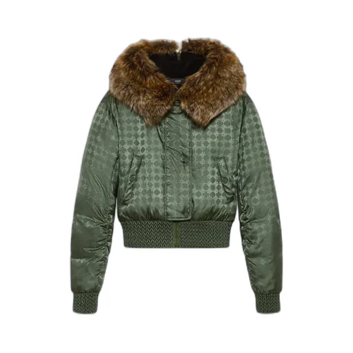 Women - Ma Quad Hooded Down Jacket - Dark Sage