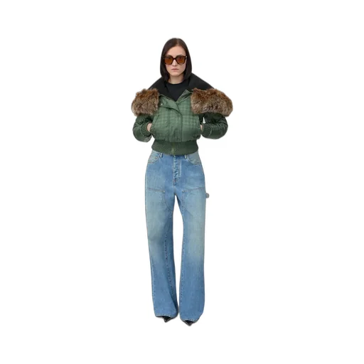 Women - Ma Quad Hooded Down Jacket - Dark Sage