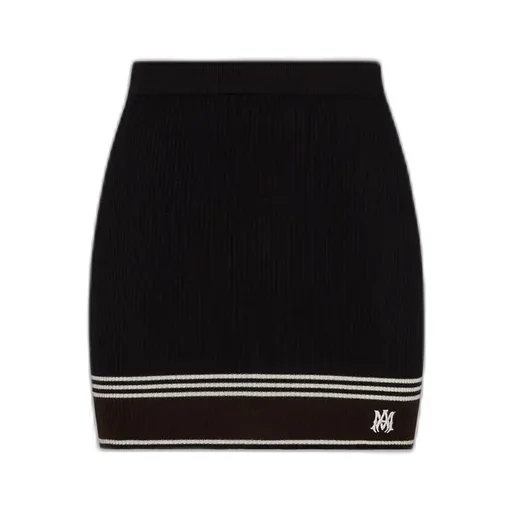 Women - Ma Stripe Mini Skirt - Black