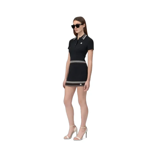 Women - Ma Stripe Polo - Black
