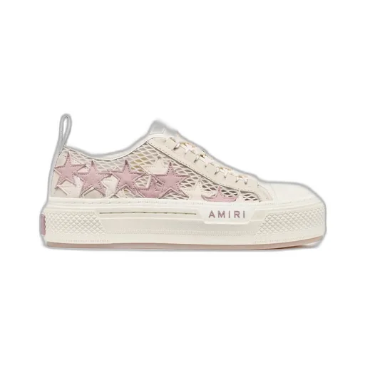 Women - Mesh Stars Court Low - Alabaster