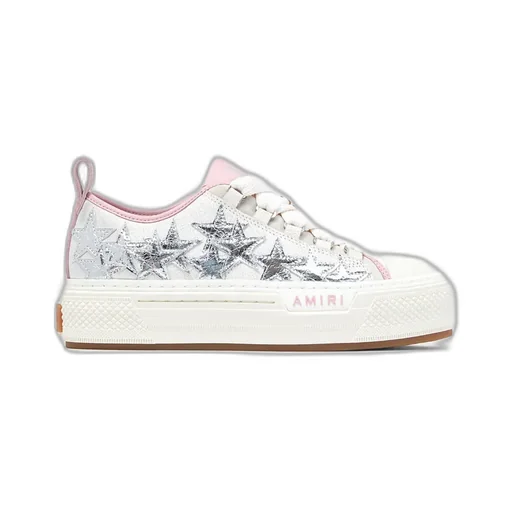 Women - Metallic Stars Court Low - Pink