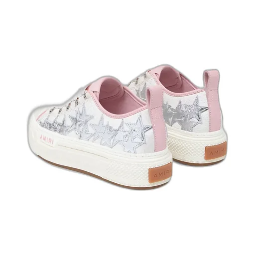 Women - Metallic Stars Court Low - Pink