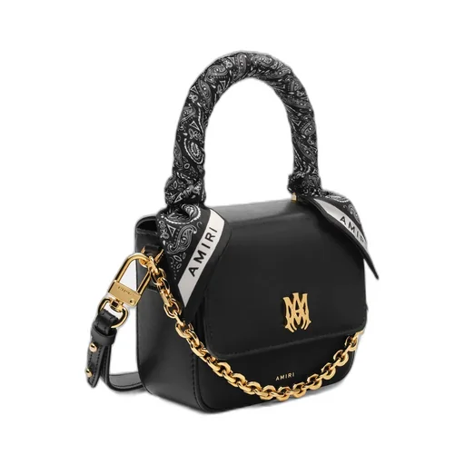 Women - Micro Ma Bag With Chain Handle - Black