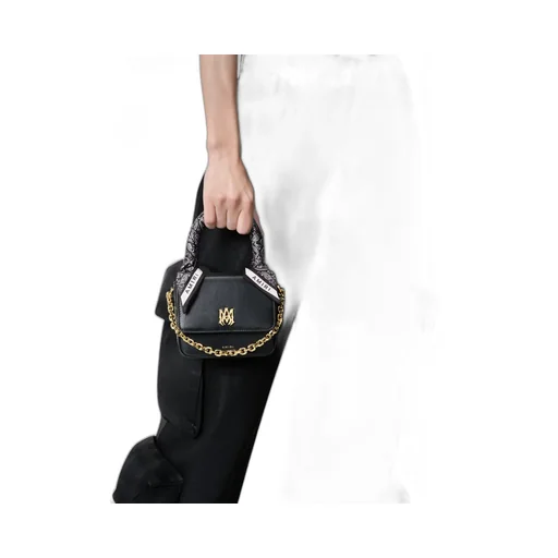 Women - Micro Ma Bag With Chain Handle - Black