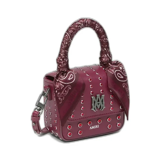 Women - Nano Ma Stud Bag - Aged Port