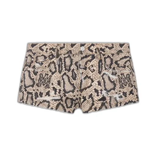 Women - Snake Denim Short - Multi
