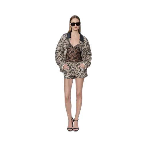Women - Snake Denim Short - Multi