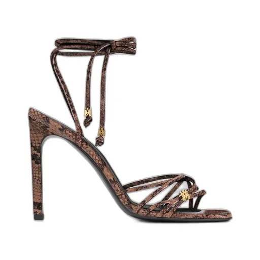 Women - Snake Ma Heeled Sandal - Brown