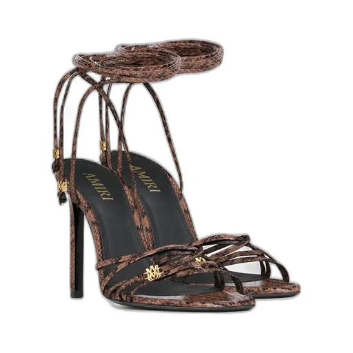 Women - Snake Ma Heeled Sandal - Brown