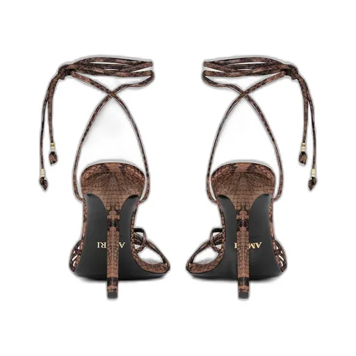 Women - Snake Ma Heeled Sandal - Brown