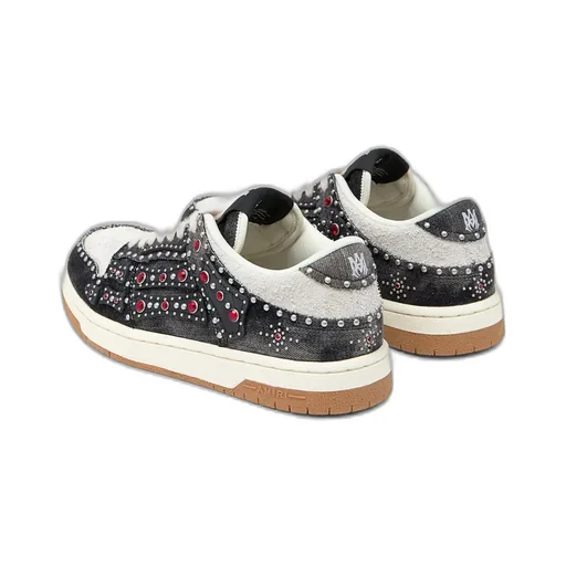 Women - Stud Skel Top Low - Black