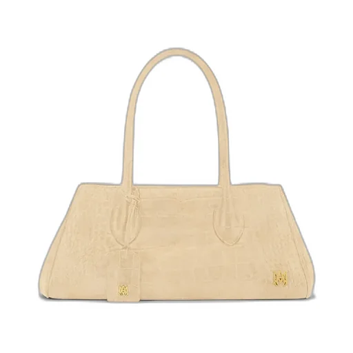 Women - Suede Croc Honey 40 Shoulder - Taupe