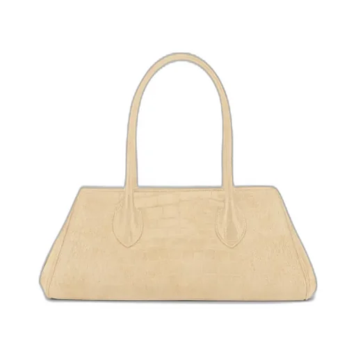 Women - Suede Croc Honey 40 Shoulder - Taupe