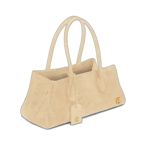 Women - Suede Croc Honey 40 Shoulder - Taupe