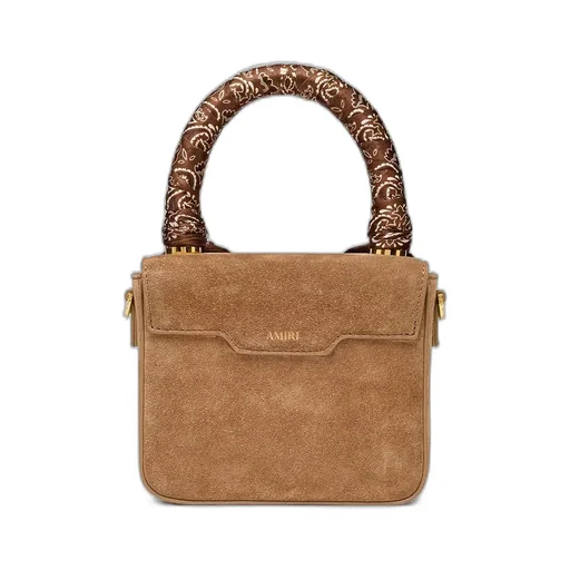 Women - Suede Micro Ma Bag - Dark Brown