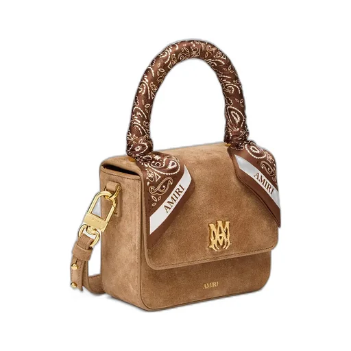 Women - Suede Micro Ma Bag - Dark Brown