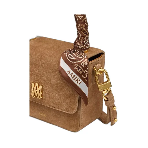 Women - Suede Micro Ma Bag - Dark Brown
