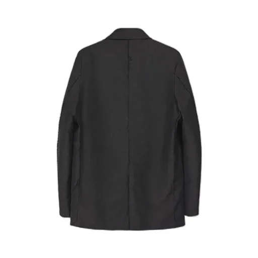 Luca Deconstructed Tailored Jacket In Wool & Linen