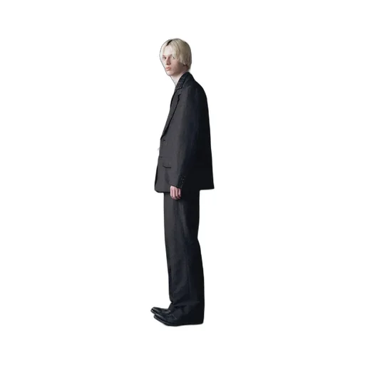 Luca Deconstructed Tailored Jacket In Wool & Linen