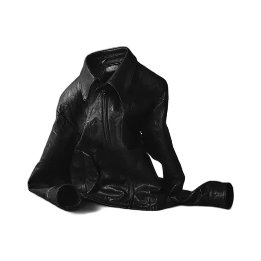 Weston Crinkled Leather Jacket In Goat Leather