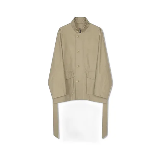 Grover Zip Blouson In Cotton Twill