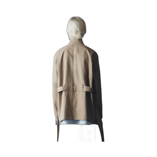 Grover Zip Blouson In Cotton Twill