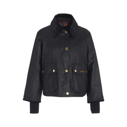 Cropped Beadnell Waxed Jacket