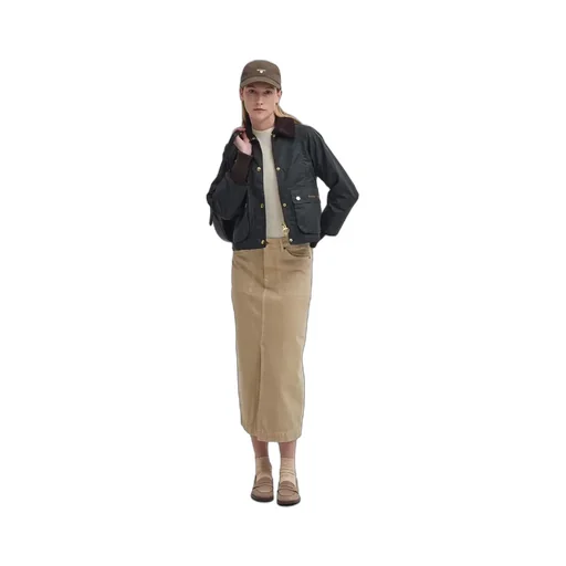 Cropped Beadnell Waxed Jacket