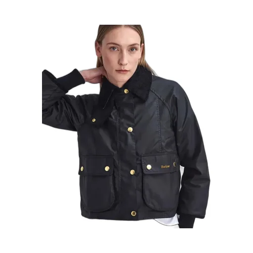 Cropped Beadnell Waxed Jacket