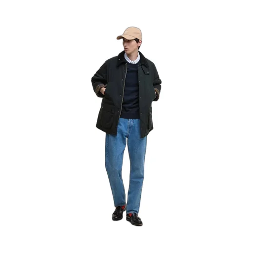Oversized Bedale Padded Casual Jacket