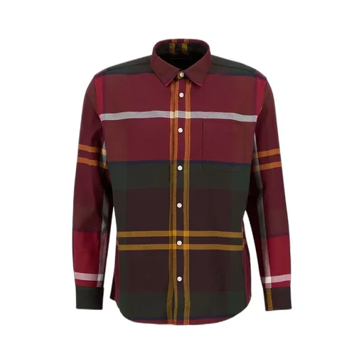Renford Oversized Long-Sleeved Tartan Shirt