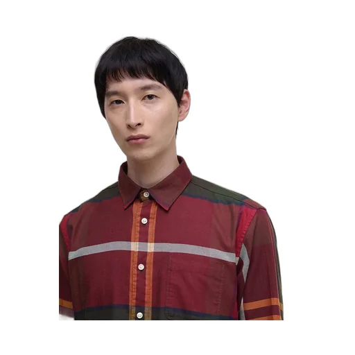 Renford Oversized Long-Sleeved Tartan Shirt