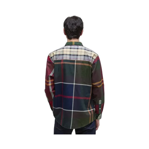 Patchwork Oversized Tartan Shirt