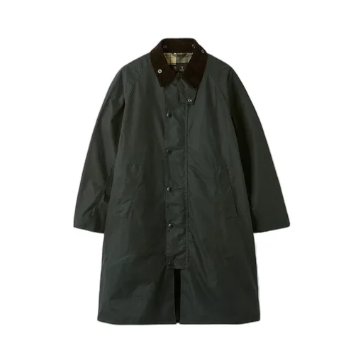Exmoor Wax Cotton Middle Length Coat