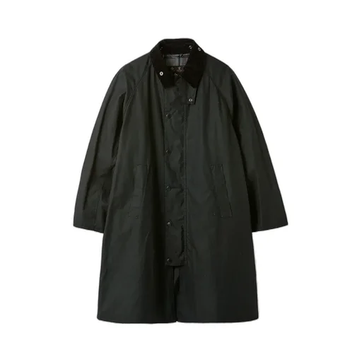 Exmoor Wax Cotton Middle Length Coat
