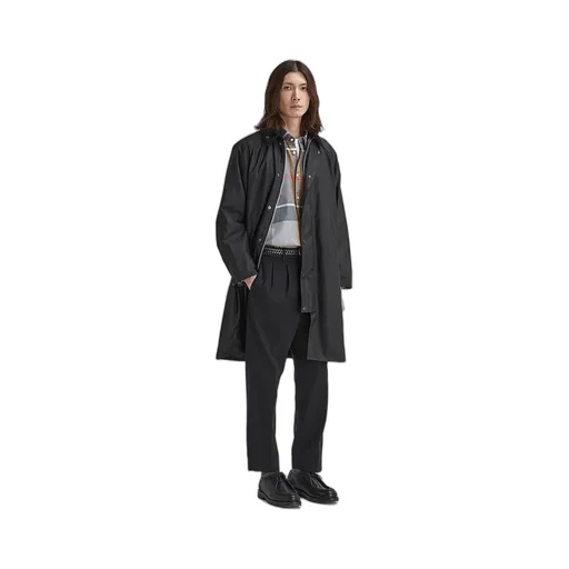 Exmoor Wax Cotton Middle Length Coat