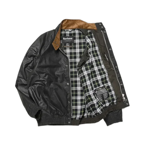 Transport Stand Collar Wax Blouson