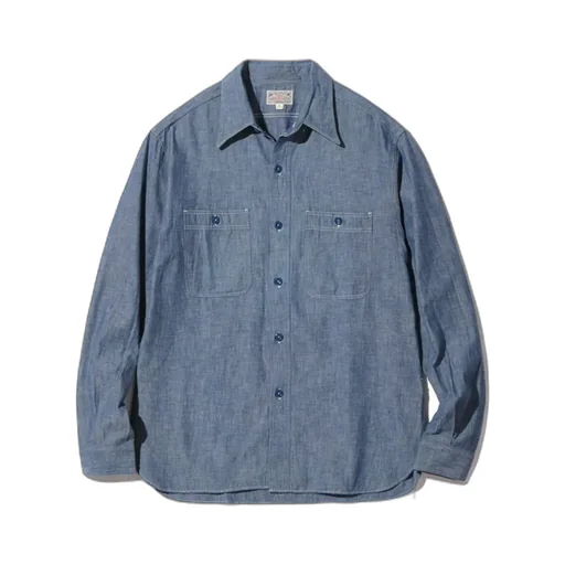 Lot No. Br25995 / Blue Chambray Work Shirt