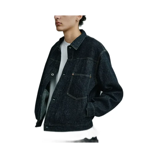 Recycled Waste Suvin Cotton Yarn 11.5Oz. Denim Blouse Wwⅱ Model