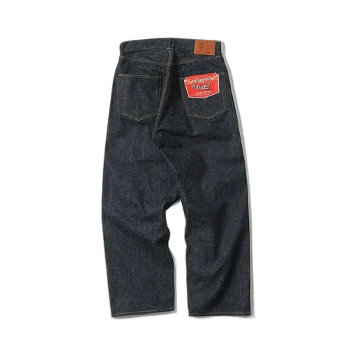 Recycled Waste Suvin Cotton Yarn 11.5Oz. Denim 5Pocket Wide Pants Wwⅱ Model