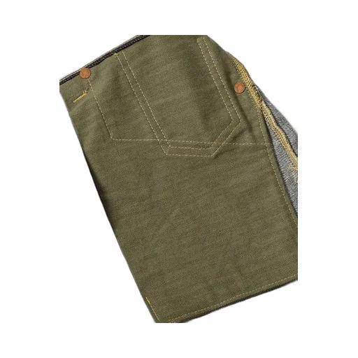Recycled Waste Suvin Cotton Yarn 11.5Oz. Denim 5Pocket Wide Pants Wwⅱ Model