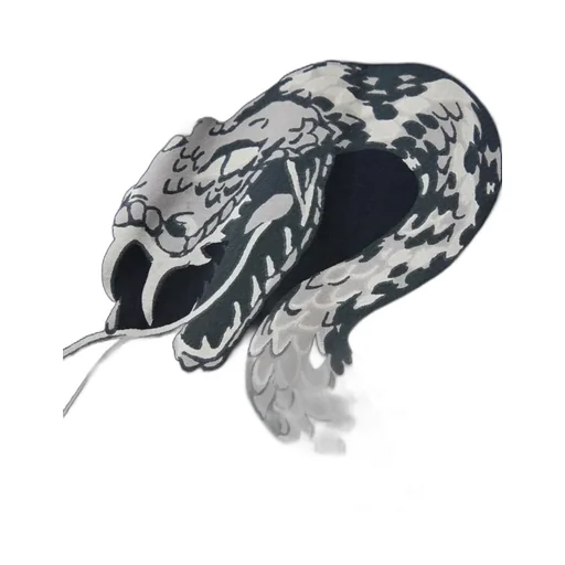 Monotone Rattle Snake Open Shirt