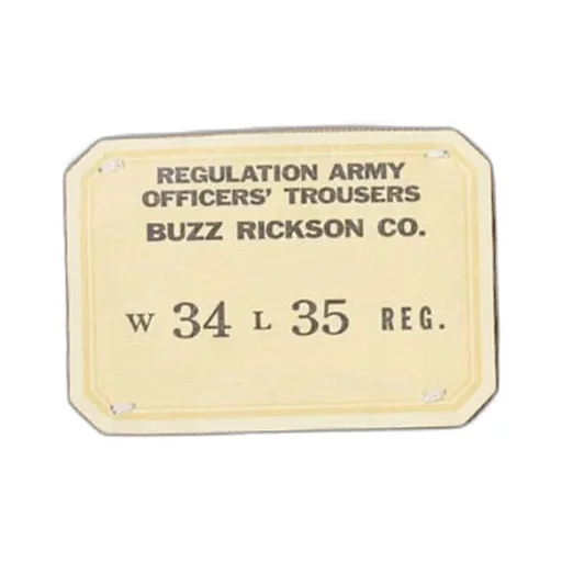 Lot No. M43036 / Early Military Chinos 1942 Model