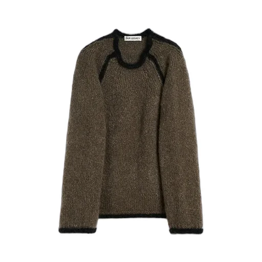 Rider Roundneck - Steel Mohair